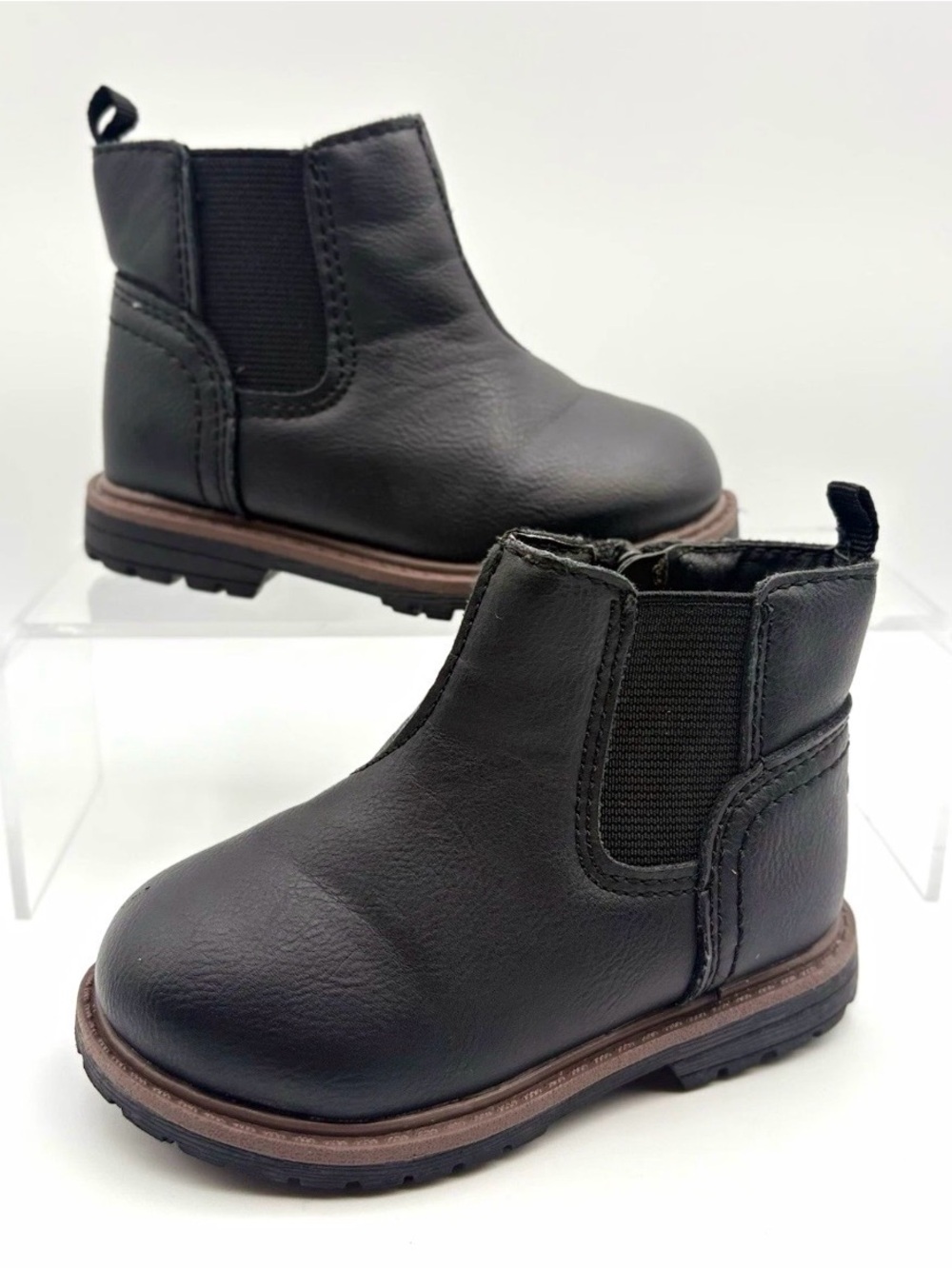 OshKosh B'gosh Black Toddler Chelsea Boots
